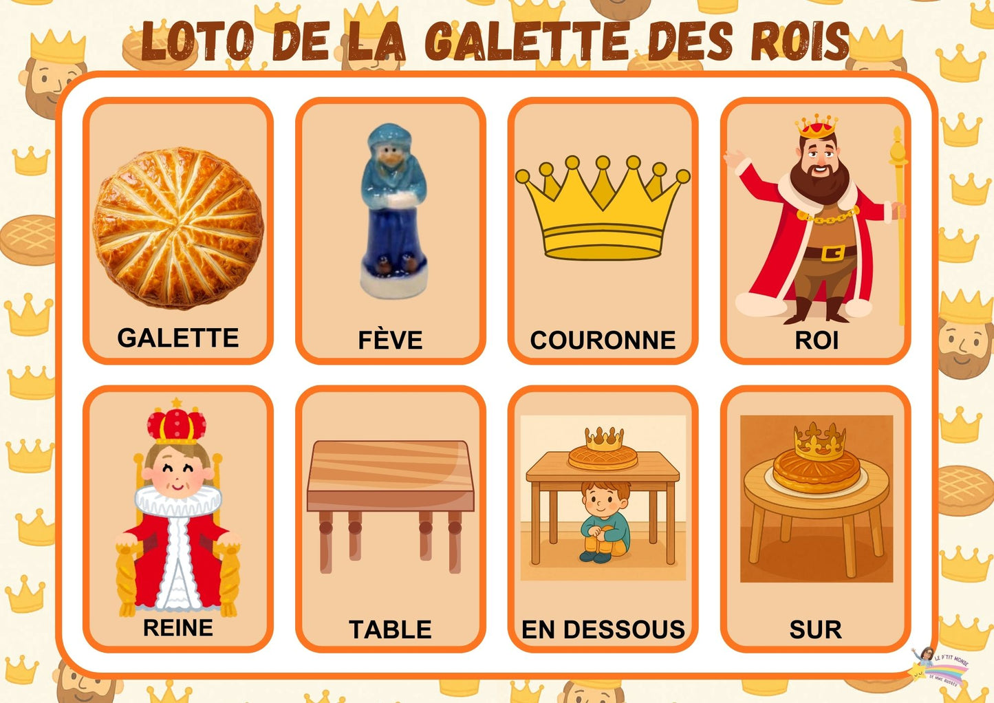 Loto de la galette des rois