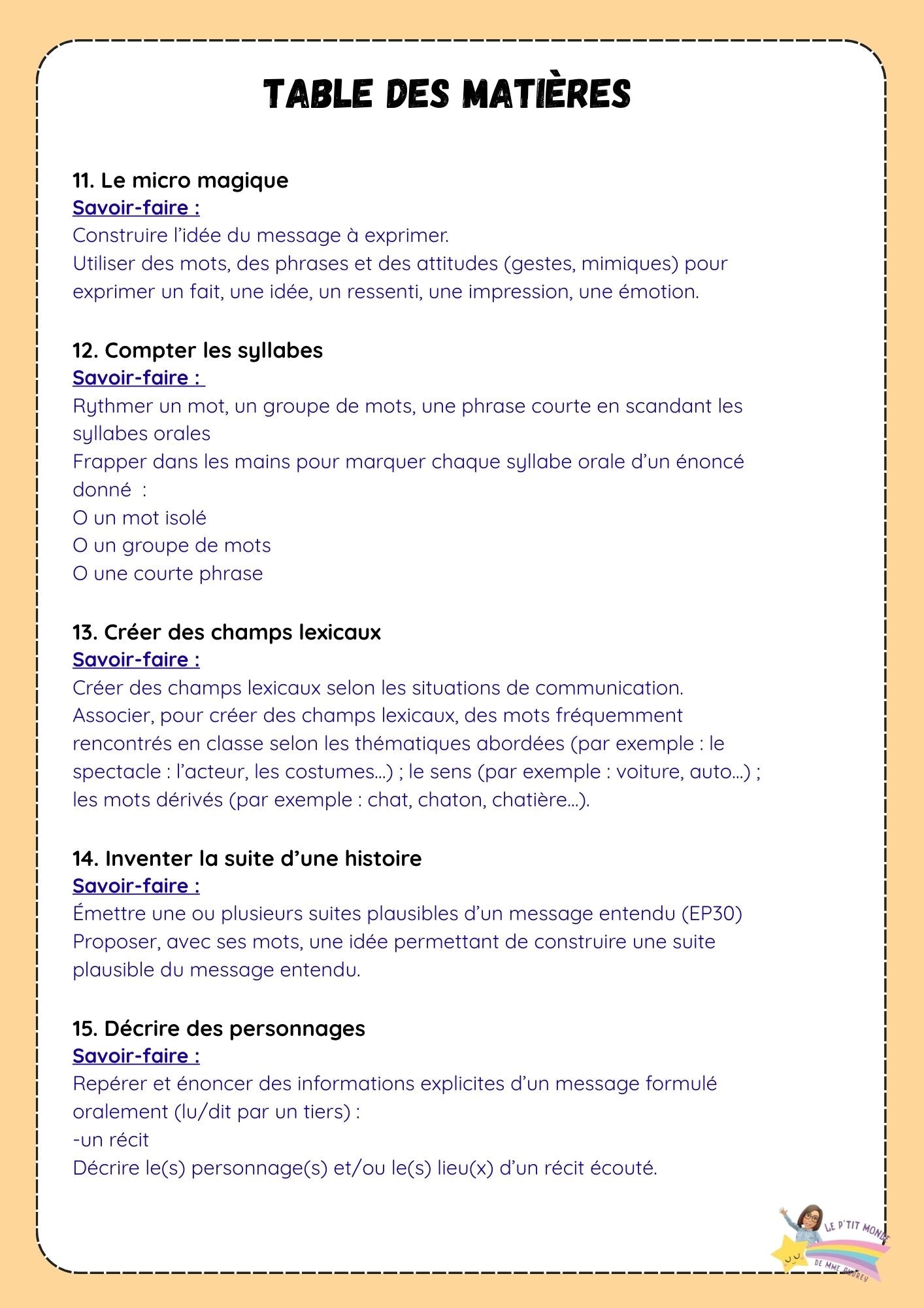 Mes p'tits ateliers de Français