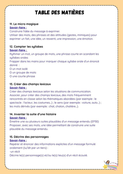 Mes p'tits ateliers de Français