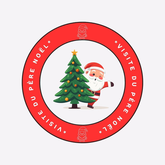 STICKERS: Visite du Père Noel