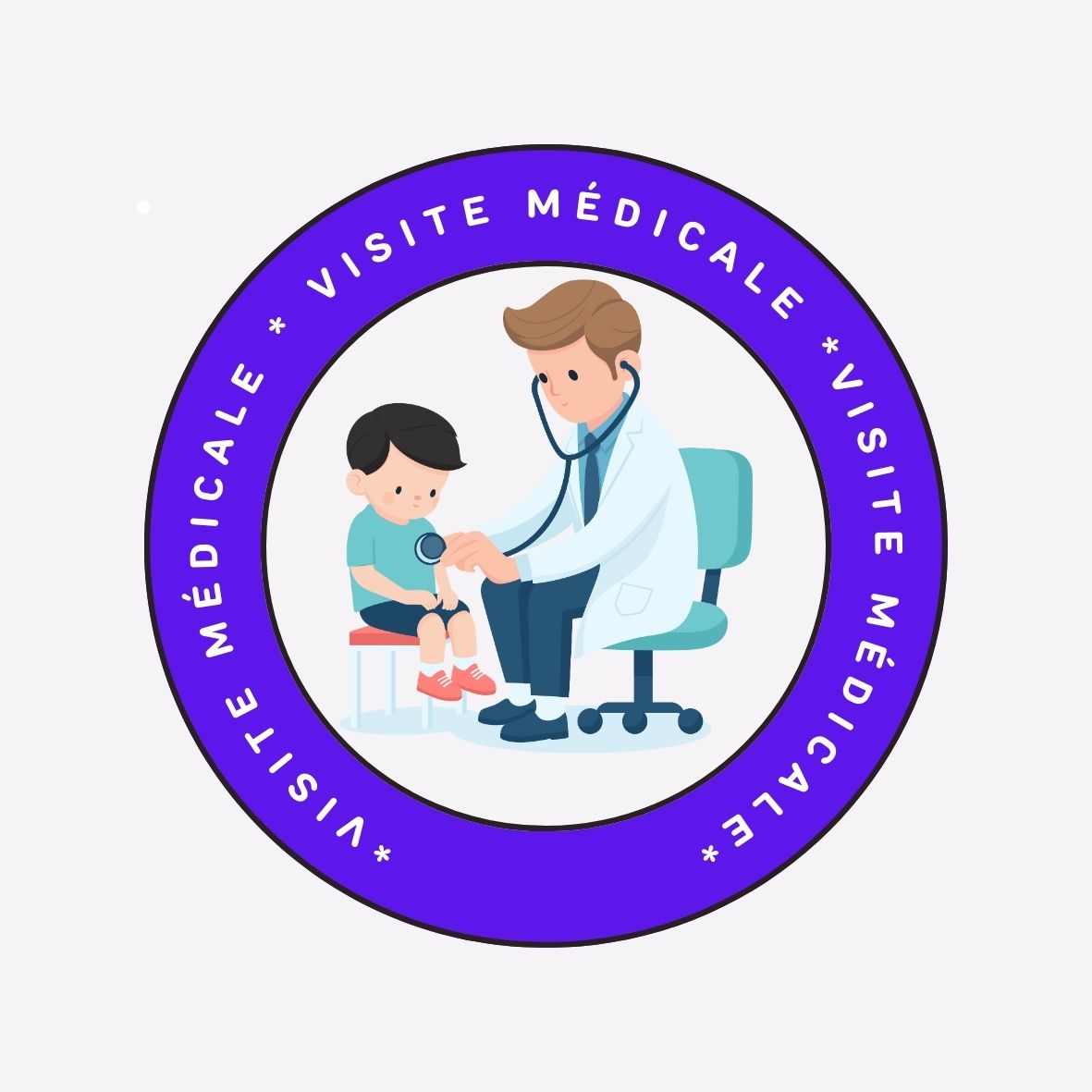STICKERS : Visite médicale