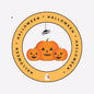 STICKERS ROND: Halloween ( planche de 40 stickers)