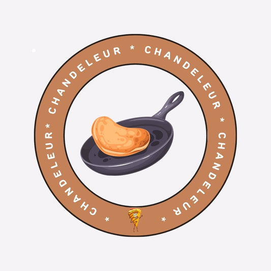STICKERS ROND: Chandeleur ( planche de 40 stickers)