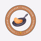 STICKERS ROND: Chandeleur ( planche de 40 stickers)
