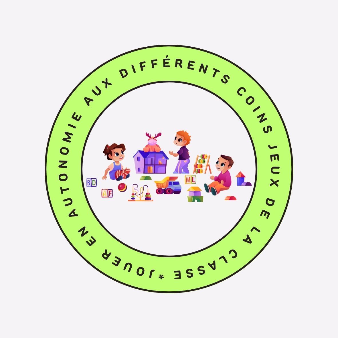 STICKERS : Jouer en autonomie aux différents coins de la classe