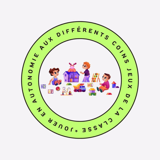 STICKERS : Jouer en autonomie aux différents coins de la classe