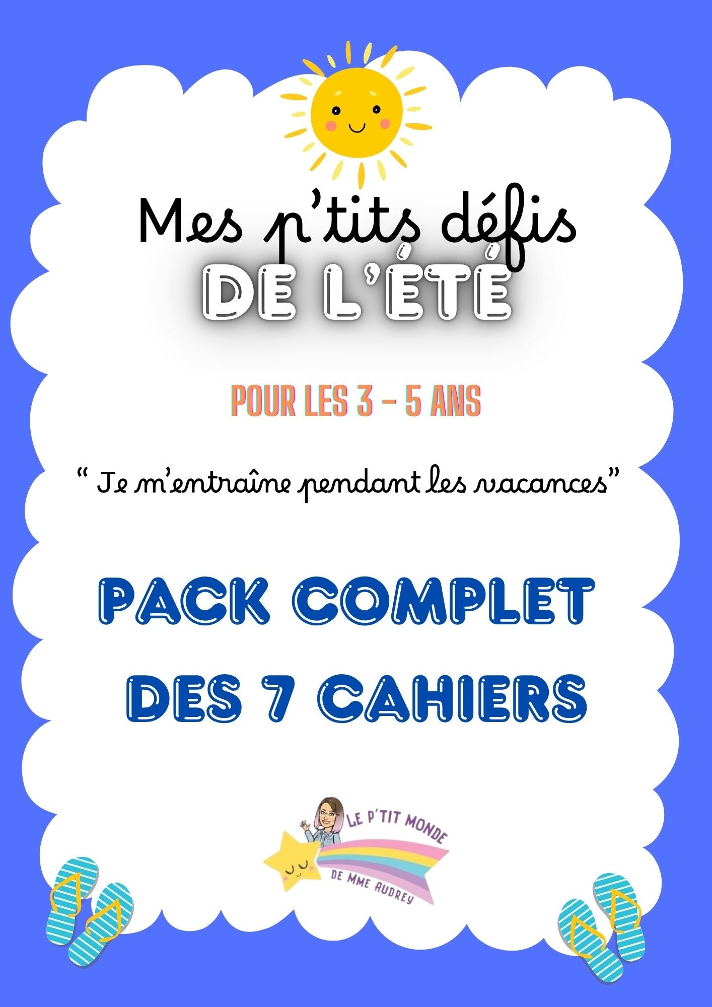 Pack des 7 cahiers de vacances