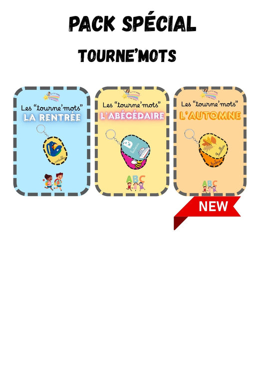 PACK COMPLET des 3 Tourne 'mots !
