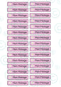 STICKERS RECTANGULAIRES: "Plan Pilotage"