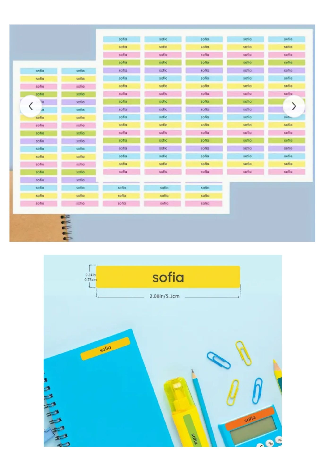 STICKERS RECTANGULAIRES: Retour au calme ( planche de 30 stickers)