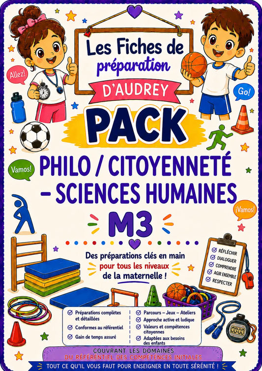 PACK Philo/Citoyenneté /Sciences humaines préparations de leçons complètes M3 PDF
