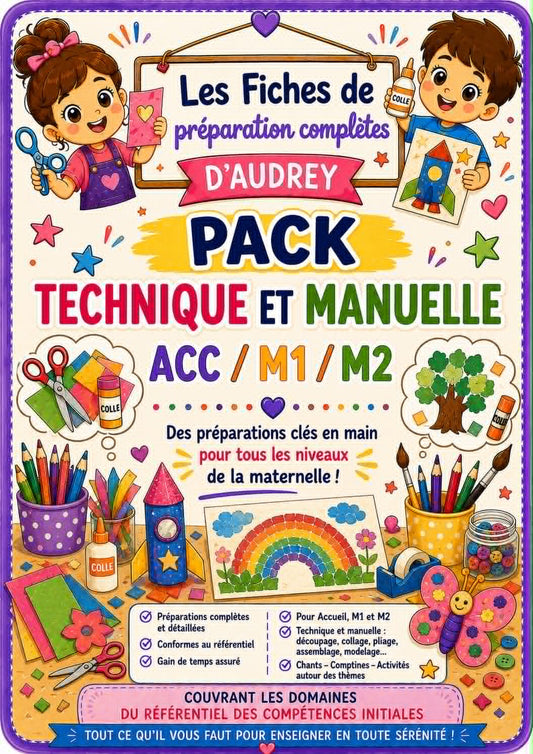 PACK Technique et Manuelle de préparations de leçon complètes Acc/m1/m2 PDF