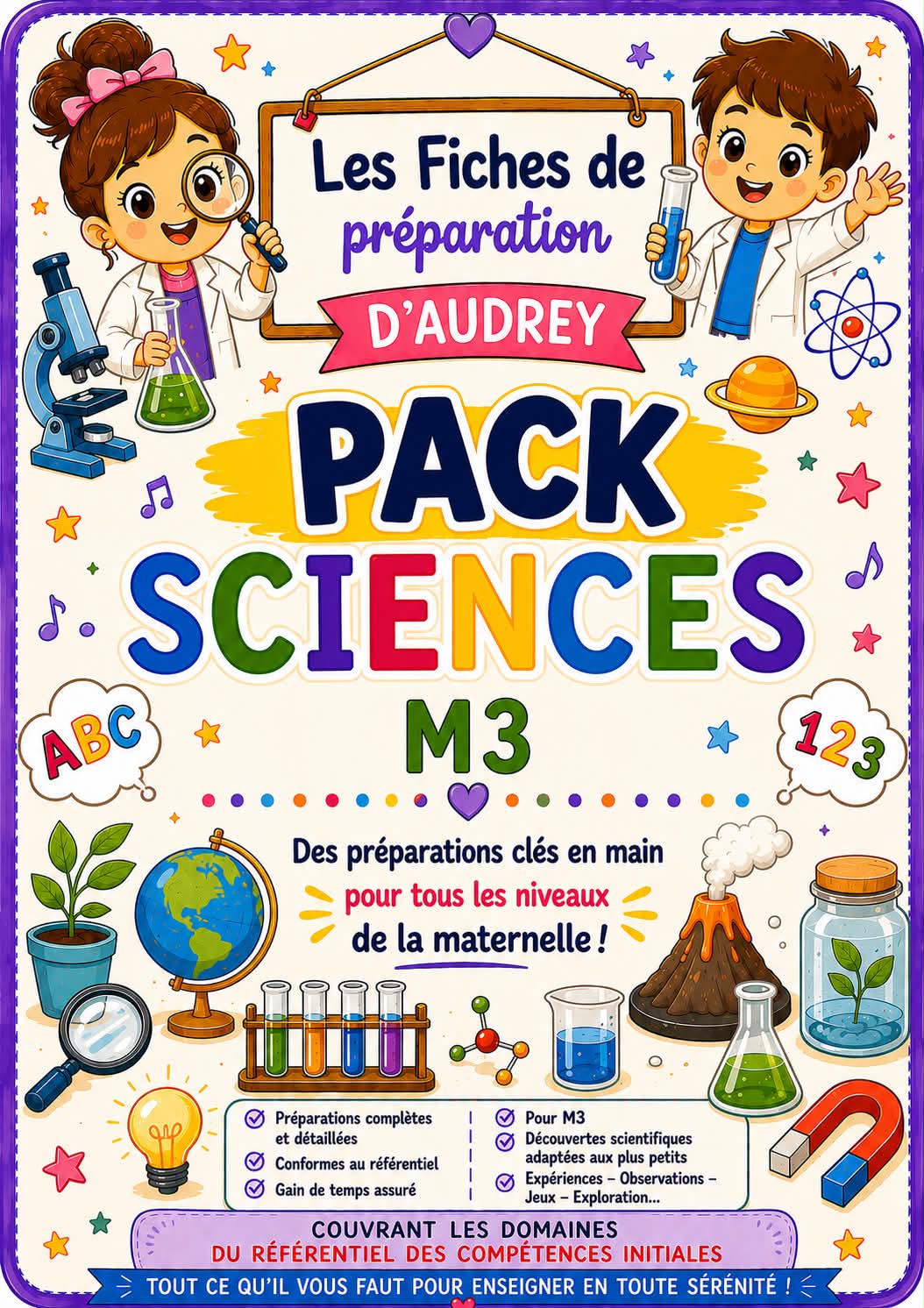 PACK SCIENCES de préparations de leçon complètes M3 PDF