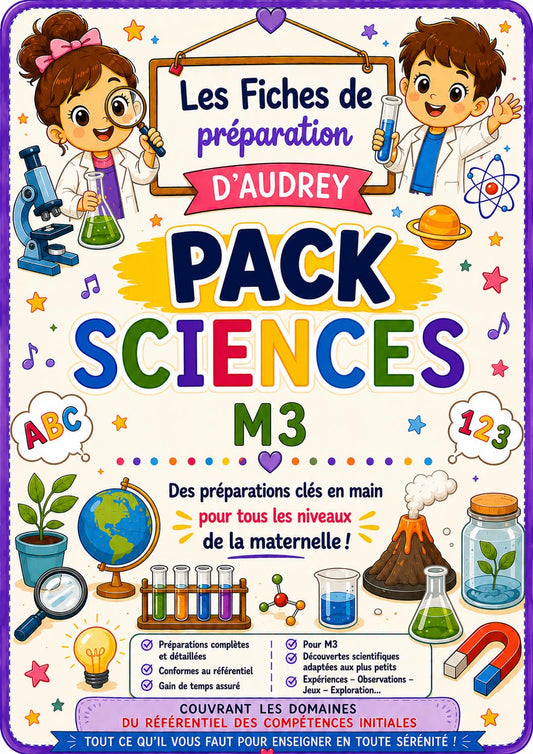 PACK SCIENCES de préparations de leçon complètes M3 PDF