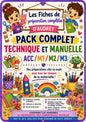 PACK complet de préparations de leçon complètes sur TECHNIQUE ET MANUELLE (PDF) Acc/m1/m2/m3