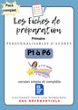 Prépas personnalisables : PRIMAIRES: Pack complet: P1 à P6 : WORD (version simple + version complète)en lien avec les Référentiels.