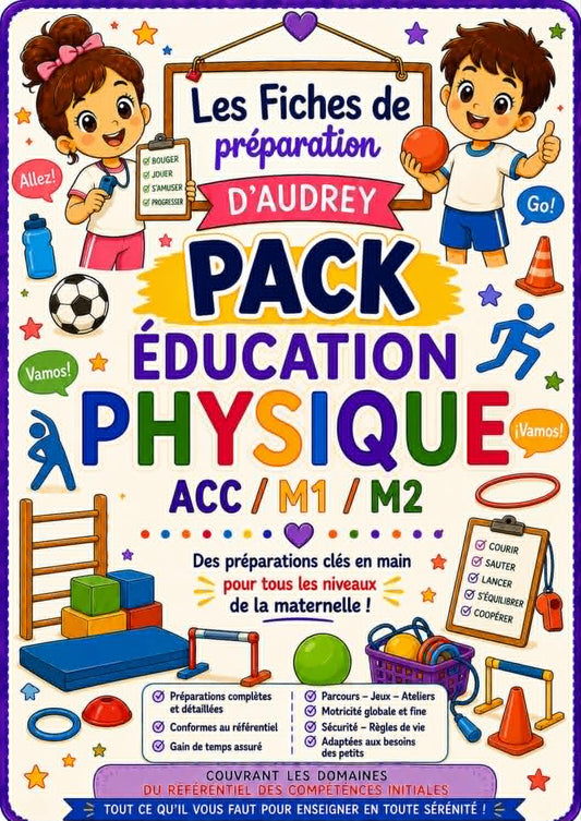 PACK EDUCATION PHYSIQUE de préparations de leçon complètes Acc/M1/M2 PDF