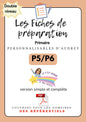 Prépas personnalisables : PRIMAIRES: PACK DUO: P5 / P6 : PDF (version simple + version complète)en lien avec les référentiels
