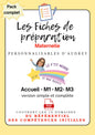 Prépas personnalisables : MATERNELLES: Pack complet ACC/M1/M2/M3 PDF (version simple + version complète)en lien avec le RCI