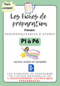 Prépas personnalisables : PRIMAIRES: Pack complet: P1 à P6 : WORD (version simple + version complète)en lien avec les programmes de l'enseignement catholique