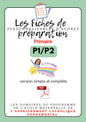 Prépas personnalisables : PRIMAIRES: Pack Double niveau: P1 /P2 : PDF (version simple + version complète)en lien avec les programmes de l'enseignement catholique