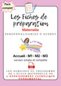 Prépas personnalisables : PACK COMPLET : MATERNELLES: ACC/M1/M2/M3  PDF (version simple + version complète) en lien avec le programme des écoles catholiques