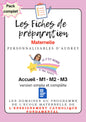 Prépas personnalisables : PACK COMPLET : MATERNELLES: ACC/M1/M2/M3  WORD (version simple + version complète) en lien avec le programme des écoles catholiques