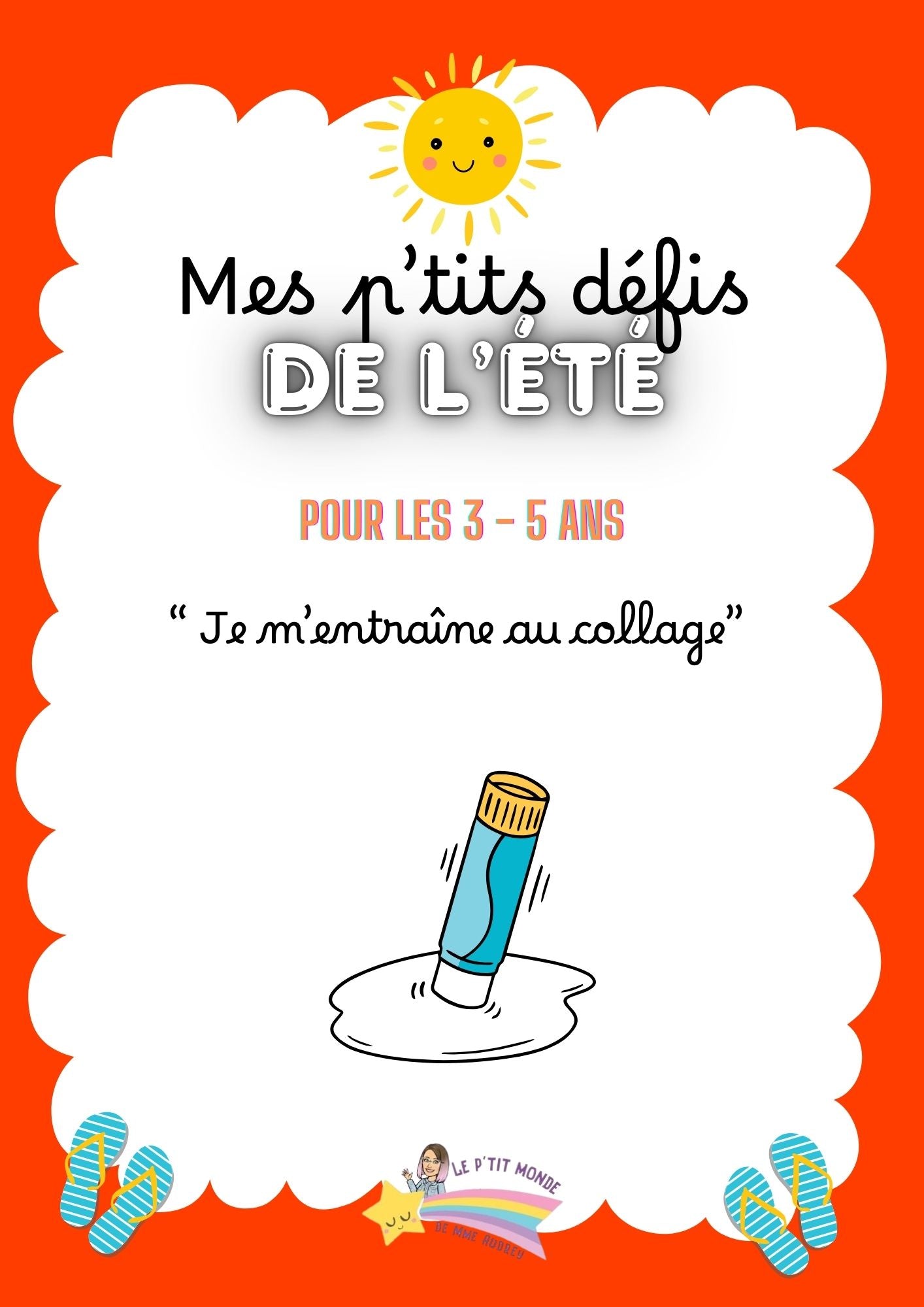 Cahier de vacances "Je m'entraîne au collage"