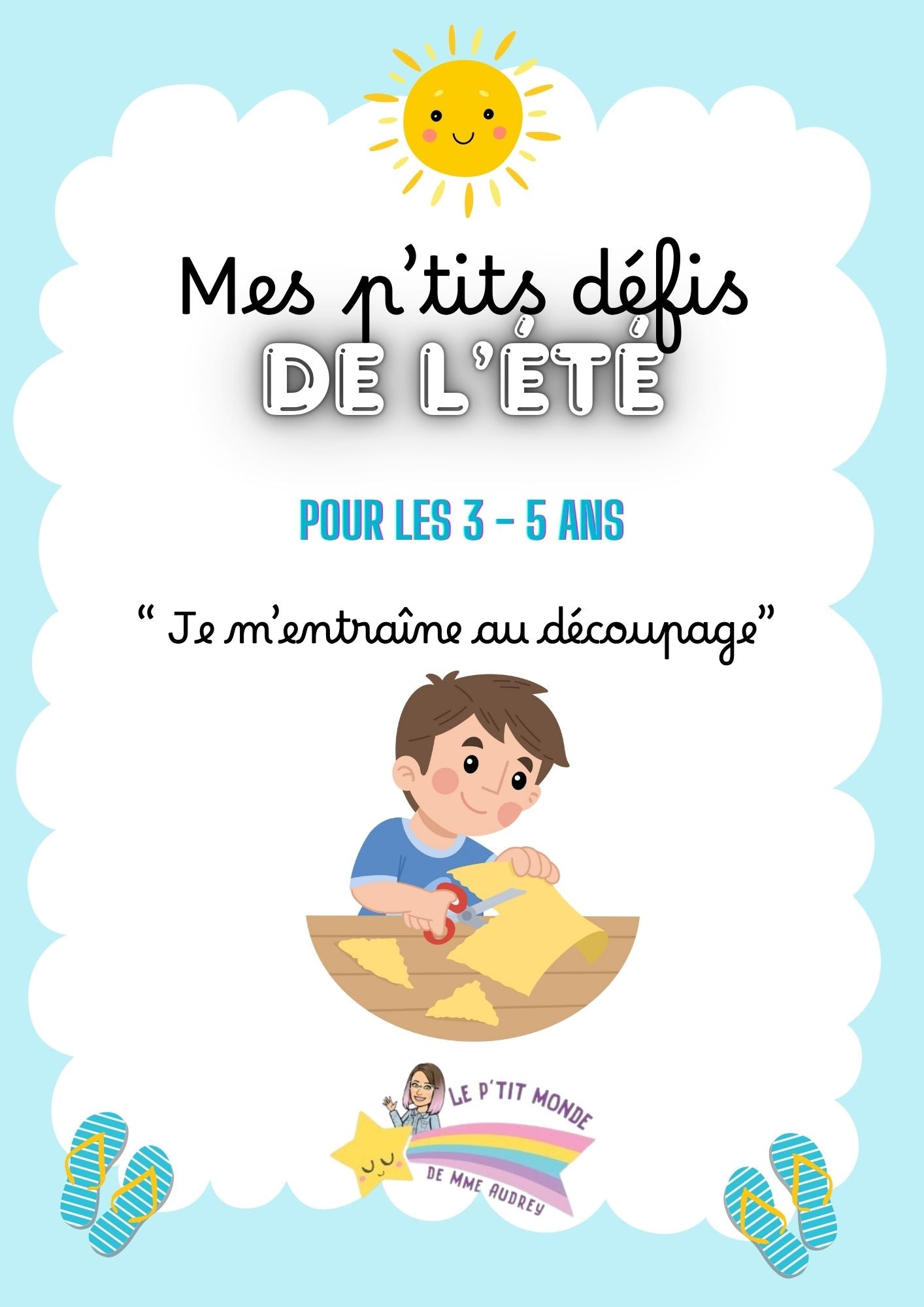 Cahiers de vacances : "Je m'entraîne au découpage"