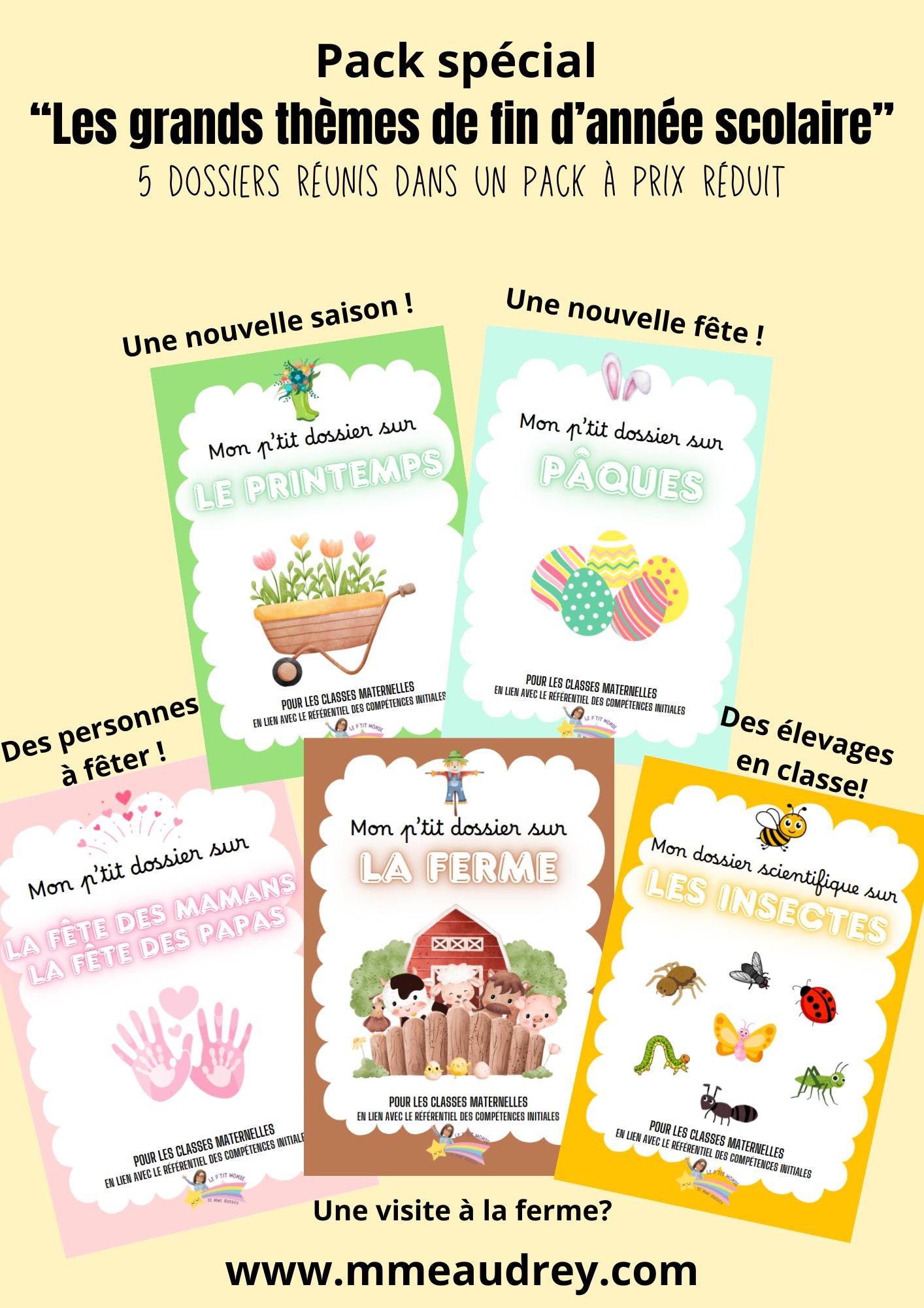 Pack spécial : Les grands thèmes de fin d'année scolaire